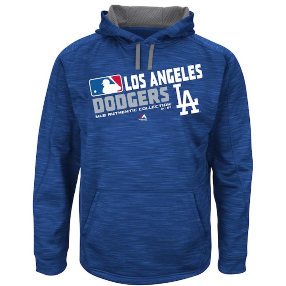 LA Dodgers Majestic Therma Base Fleece Hoodie